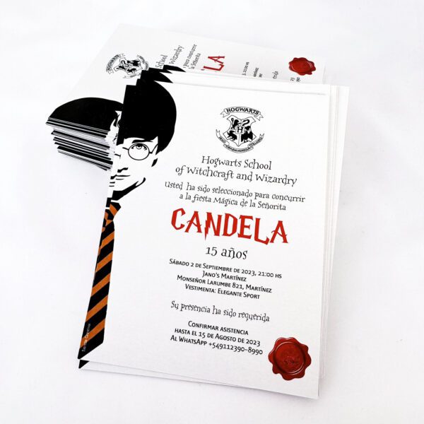 invitaciones harry potter