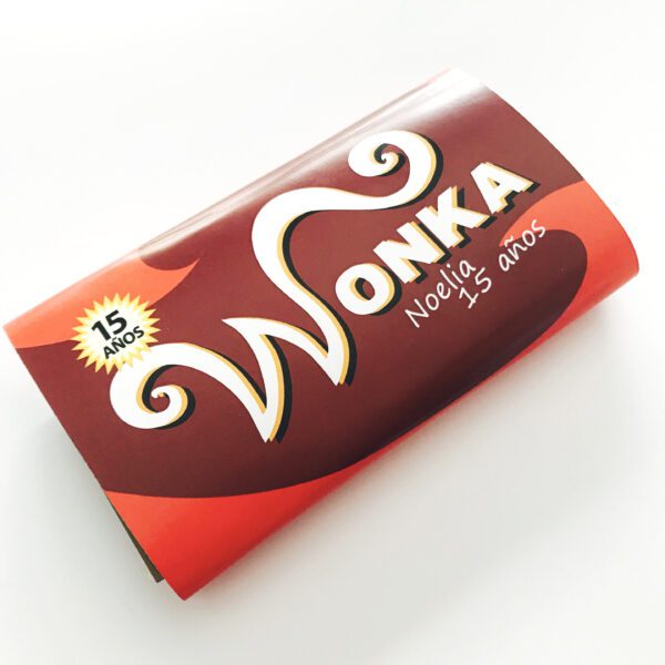 invitacion ticket willy wonka