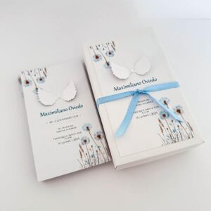 estampitas bautismo comunion con aplique