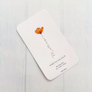 estampitas comunion flowers unisex